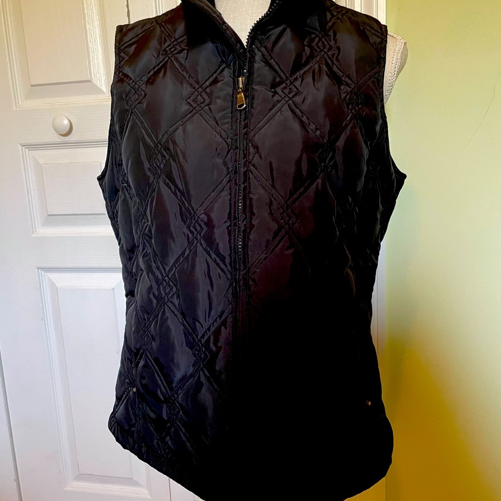 EUC Eddie Bauer Sz M Goose Down Puffer Vest - Picture 1 of 4